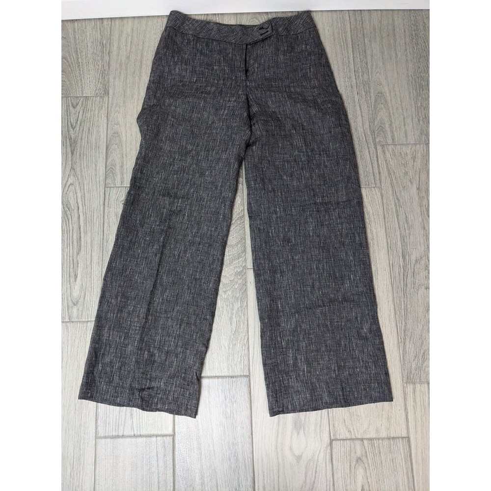 Ann Taylor Loft Gray Straight Leg Career Pants 10